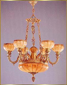 Alabaster Chandeliers Model: RL 451-95